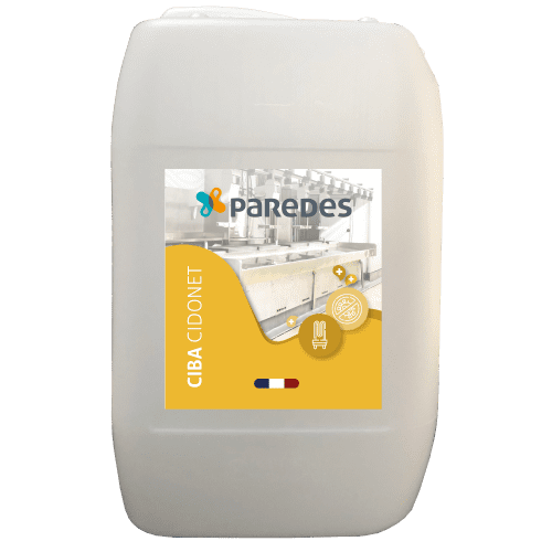 Détartrant désinfectant Paredes Ciba Cidonet bidon de 20L photo du produit front L