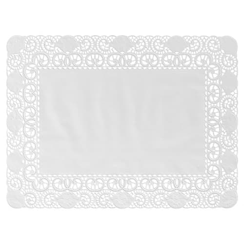 Set de table papier Manufacture de l'Éphémère blanc 30 x 40 cm photo du produit front L