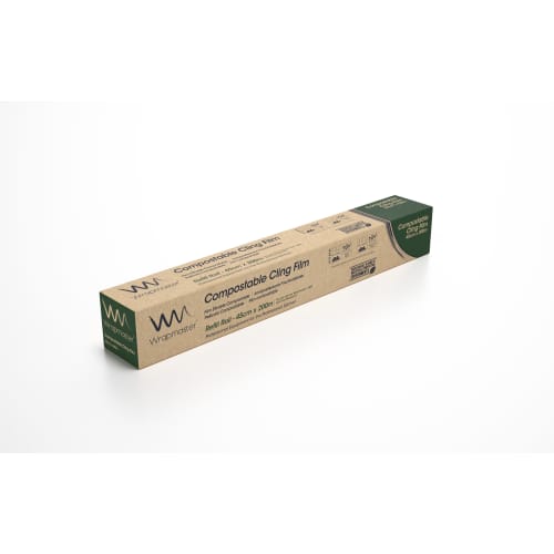 Film étirable compostable rouleau 200 x 0,45 m 10µm Wrapmaster photo du produit front L