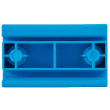 Support mural 1 clip alimentaire PLP 8,2cm bleu Vikan photo du produit back S