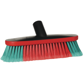 Brosse ovale à passage d'eau fibres souples PLP 27cm Vikan