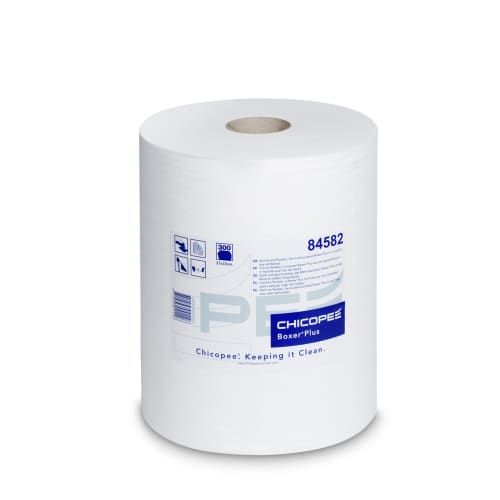 Essuyage non tissé Durawipe plus blanc 33 x 37 cm Chicopée photo du produit front L