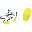 Bouchons d'oreilles réutilisables Coverguard BUP avec cordon élastomère jaune SNR 30 photo du produit