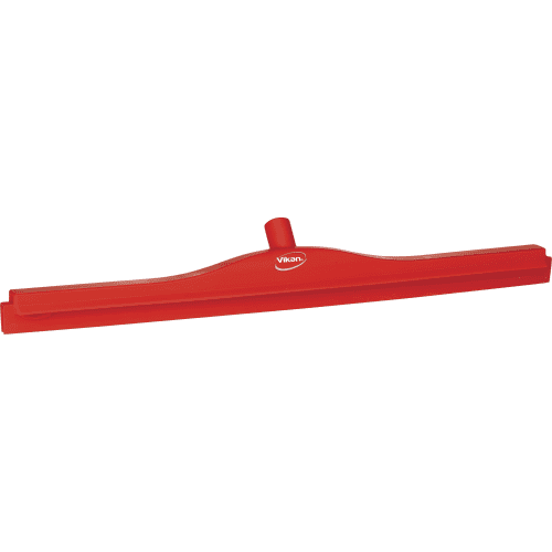 Raclette double lame alimentaire PLP caoutchouc 70cm rouge Vikan photo du produit front L