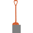 Pelle alimentaire PLP 104cm orange Vikan photo du produit