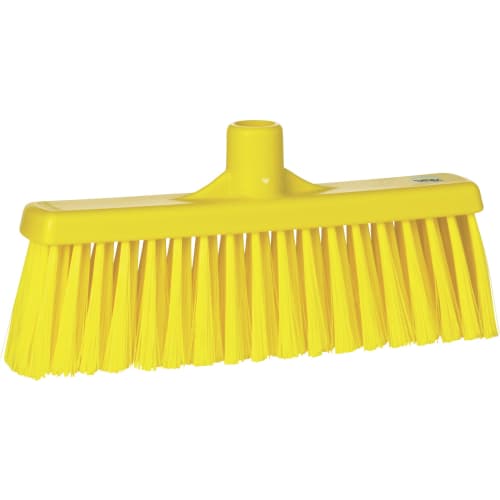 Balai fibres médium alimentaire PLP 31cm jaune Vikan photo du produit front L