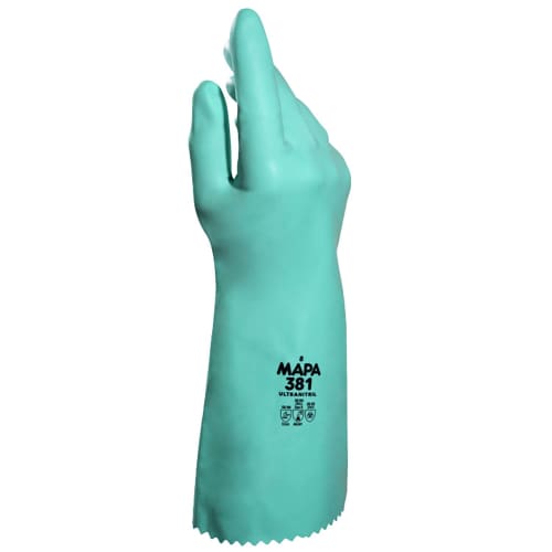 Gant de protection chimique nitrile Ultranitril 381 Mapa Professional 36 cm taille 7 photo du produit front L