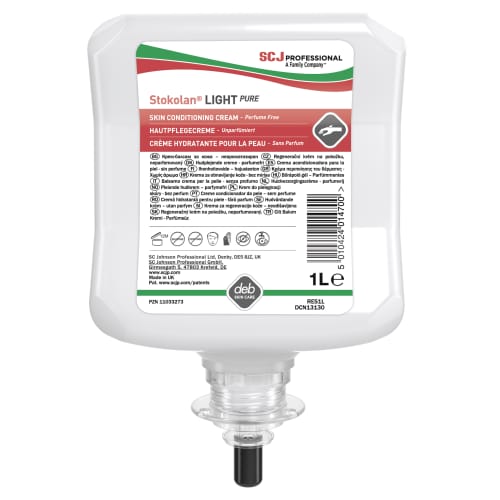 Crème revitalisante pour la peau SC Johnson Profesionnal Stokolan LIGHT recharge de 1L photo du produit front L