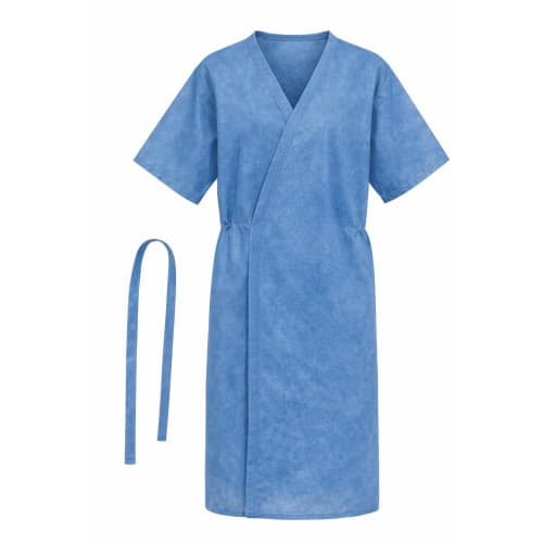 Peignoir SMS 35 g/m² bleu Paredes Taille Standard photo du produit front L