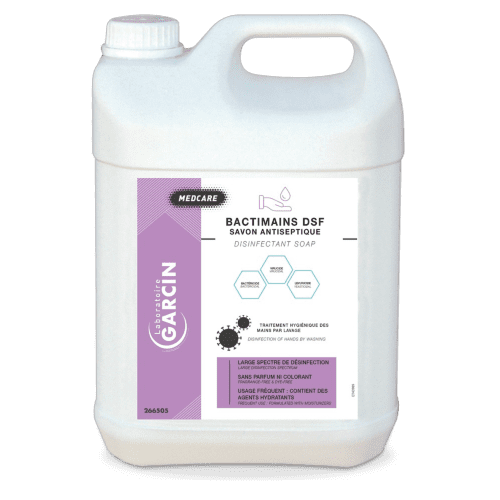 Lotion désinfectante Laboratoire Garcin Bactimains DSF bidon de 5L photo du produit front L