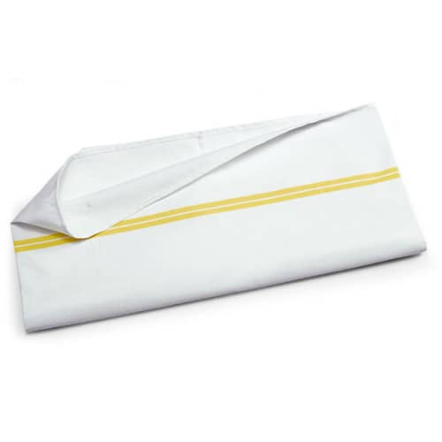 Sac à linge 70L rayé jaune Filmop photo du produit front L