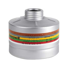 Cartouche alu longue durée anti-gaz AXB2P3 pour masque anti-gaz à système cartouche Honeywell standard RD40