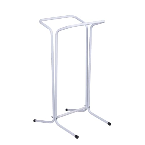 Support sac fixe métal 110L blanc Medial photo du produit front L