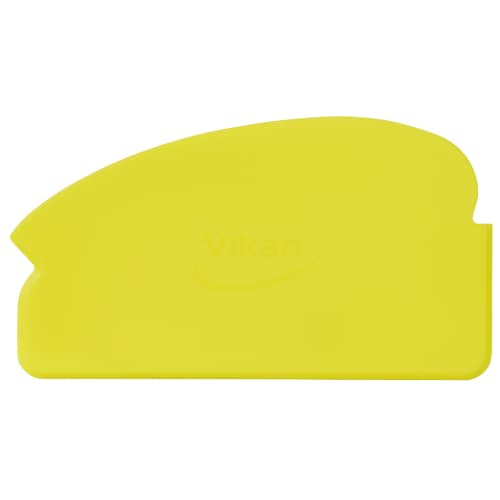 Racle-tout flexible alimentaire PLP 16,5cm jaune Vikan photo du produit front L