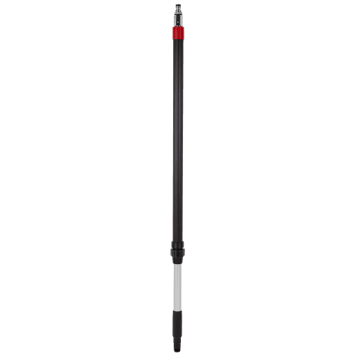 Manche télescopique à passage d'eau avec robinet on/off aluminimum PLP Ø32mm 106 à 160 cm noir Vikan photo du produit front L