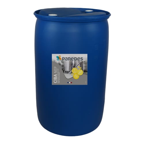 Dégraissant désinfectant fort non moussant Paredes CIBA NEP fût de 250kg photo du produit front L