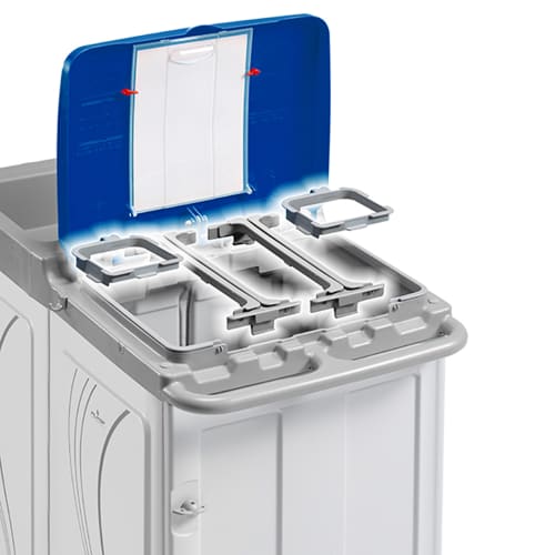 Insert pour filet 20L PLP gris Filmop photo du produit front L