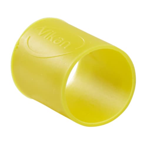 Collier d'identification caoutchouc Ø2,6cm jaune Vikan photo du produit front L