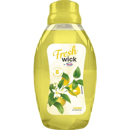 Désodorisant mèche citron Nicols flacon de 375ml photo du produit front L