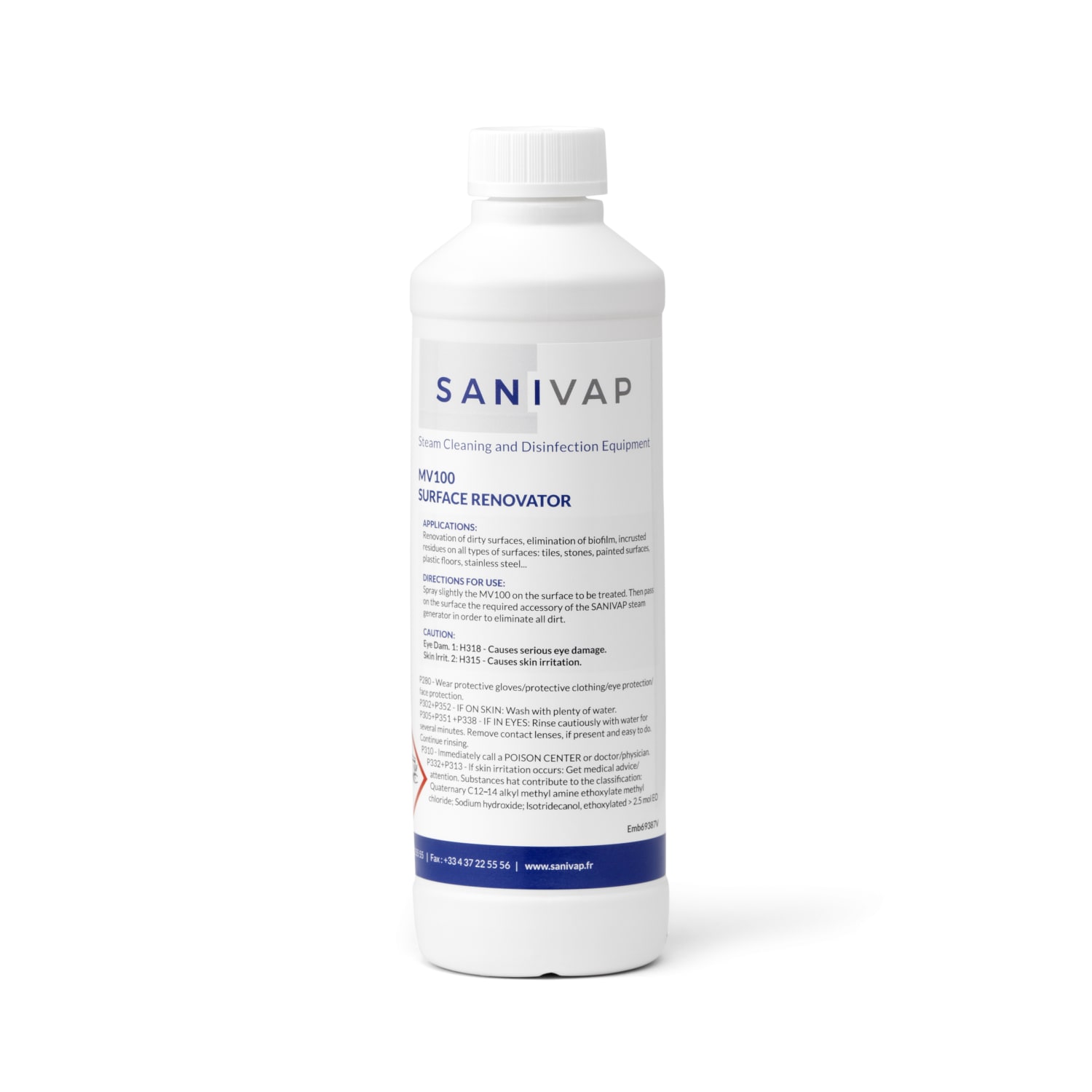 Rénovateur Sanivap MV 100 flacon de 500ml photo du produit