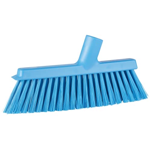 Balai biseauté avec pas de vis incliné, 250 mm, Medium, Bleu Vikan photo du produit front L