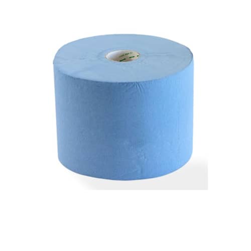 Bobine d'essuyage bleue Ecocompact 800 formats 18,2 x 19 cm Paredes Access photo du produit front L