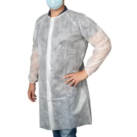 Blouse de laboratoire Poligard PLP 40 g/m² taille L Indutex photo du produit