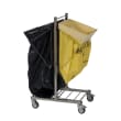 Chariot double supports moyens et grands sacs inox Villard photo du produit back S