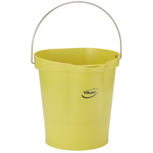 Seau détectable PLP 12L jaune Vikan photo du produit front L