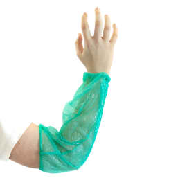 Manchette PE Paredes 15 µm vert 37x20 cm taille M