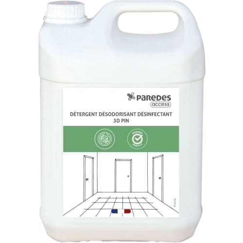 Détergent désodorisant désinfectant 3D Pin Paredes Access 5L photo du produit front L