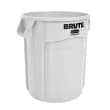Collecteur résine Brute® avec conduits d'aération 76L blanc Rubbermaid photo du produit