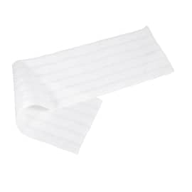 Bandeau microfibre Dispomop lignée blanc 49,5 x 11,5 cm pour sols poreux Decitex