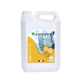 Liquide de rinçage vaisselle machine toutes eaux Ecolabel Paredes Lava Rinse AW bidon de 5L photo du produit