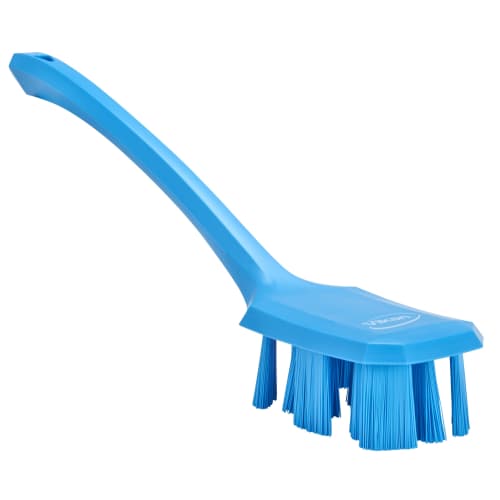 Brosse fibres dures alimentaire PLP UST 39,5cm bleu Vikan photo du produit front L