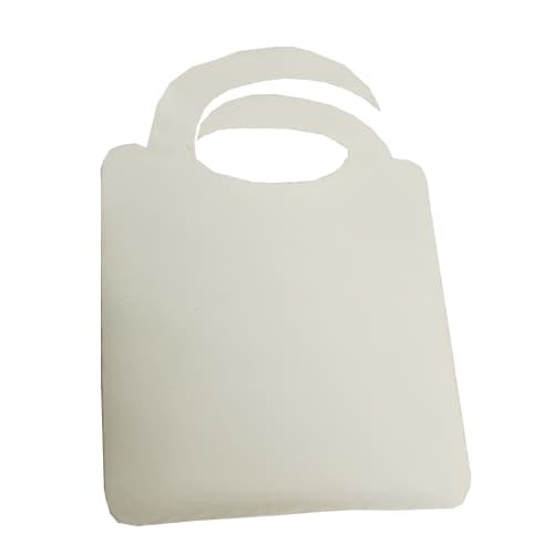 Bavoir ouate 24g/m² et PE 20µm à liens sans poche blanc 25 x 34,5 cm Hopen photo du produit front L