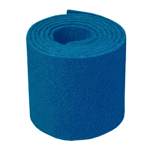 Rouleau abrasif bleu prédécoupé Scotch brite photo du produit front L