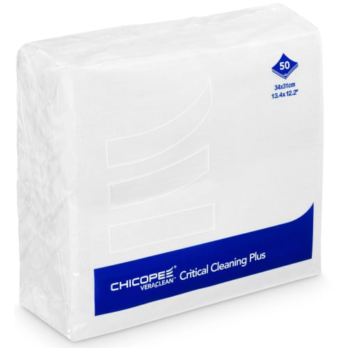 Essuyage non tissé Chicopée Veraclean Critical Cleaning Plus lisse blanc 31 x 34 cm photo du produit front L