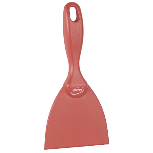 Grattoir à main détectable alimentaire PLP 10,2 cm rouge Vikan photo du produit front L