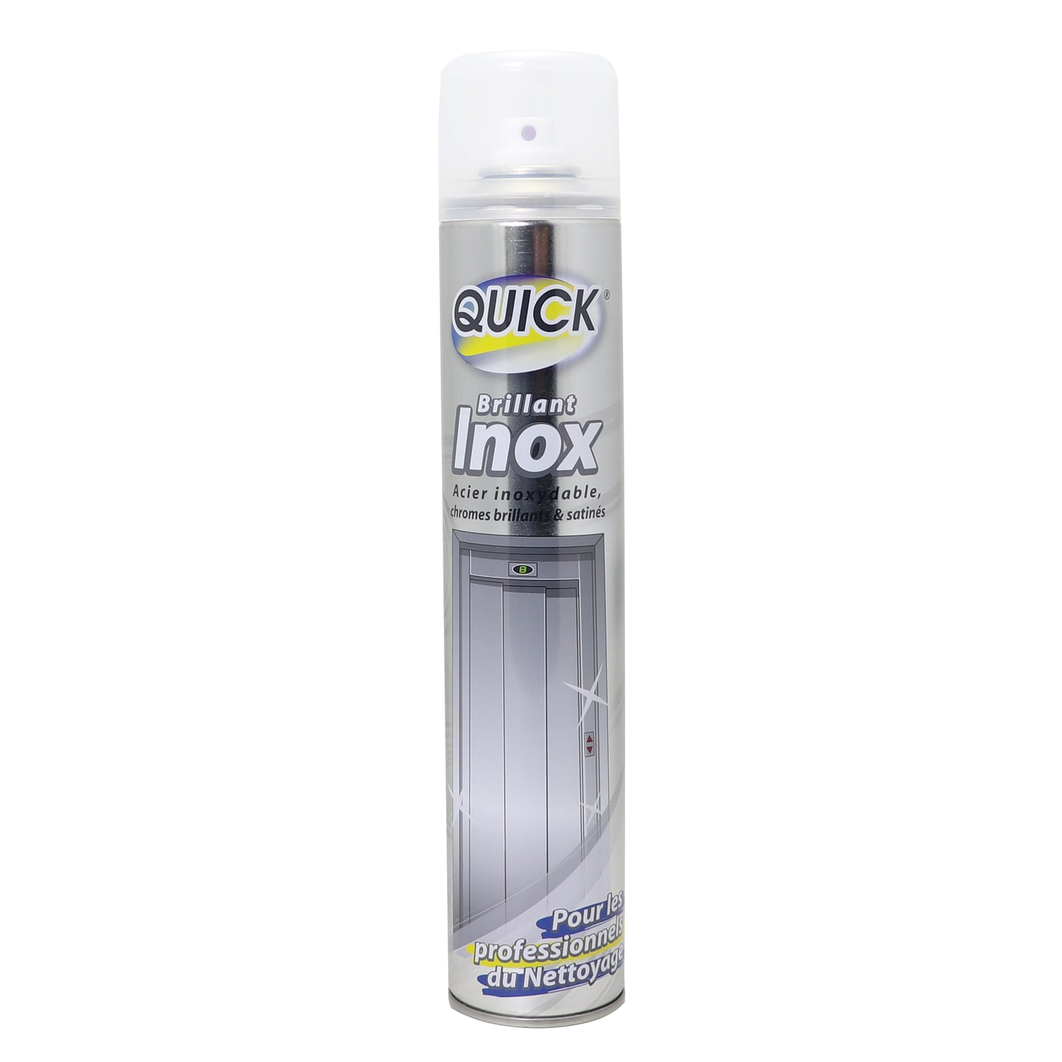 Brillant inox Quick aérosol de 500ml photo du produit