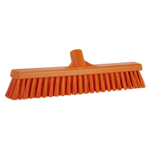 Balai fibres mixtes alimentaire PLP 41cm orange Vikan photo du produit front L