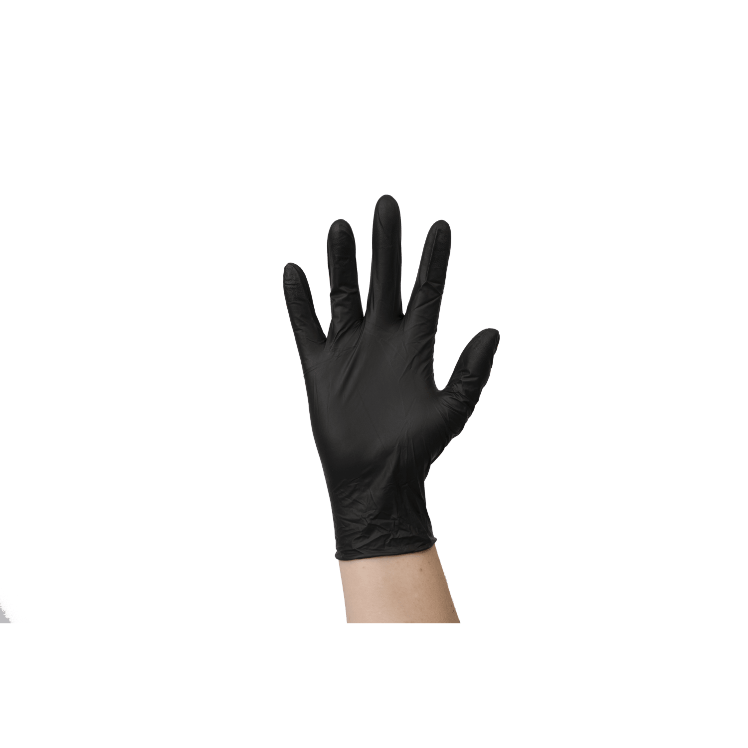 Gant à usage unique Nitrile SafeTouch Advanced noir non poudré taille M photo du produit