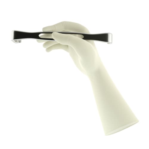 Gant à usage unique chirurgie stérile Encore Latex Ansell Textured blanc non poudré taille 5,5 photo du produit front L