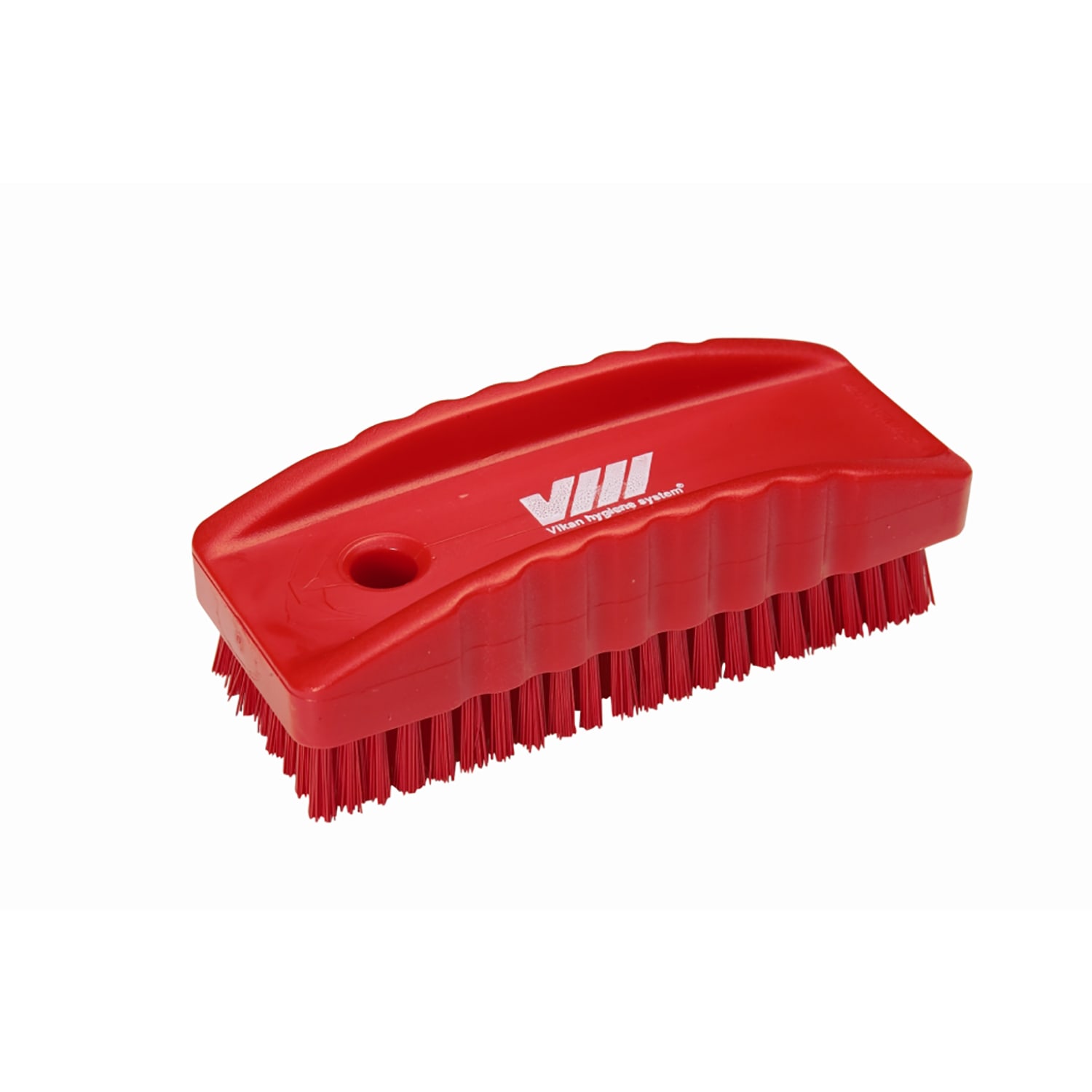 Brosse à ongles fibres dures alimentaire PLP 13cm rouge Vikan photo du produit