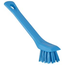 Brosse fibres médium avec rebord grattant alimentaire PLP 15cm bleu Vikan photo du produit