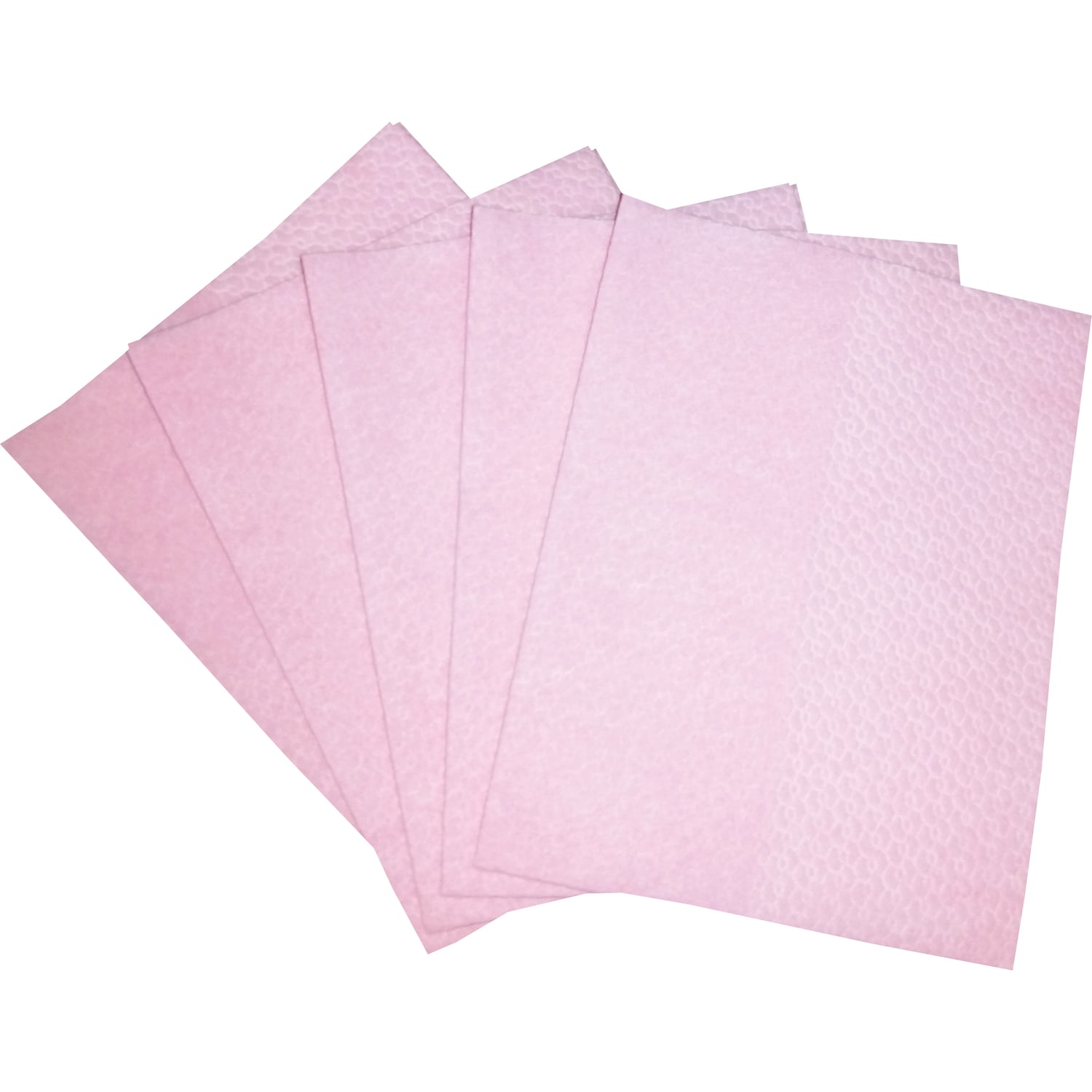 Carré d'essuyage Airlaid Paredes 57g/m² gaufré rose 29 x 38 cm photo du produit