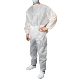 Set pantalon et marinière PLP 50g/m² blanc