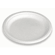 Assiette fibres végétales ronde blanche Diamètre 180 mm Alphaform photo du produit
