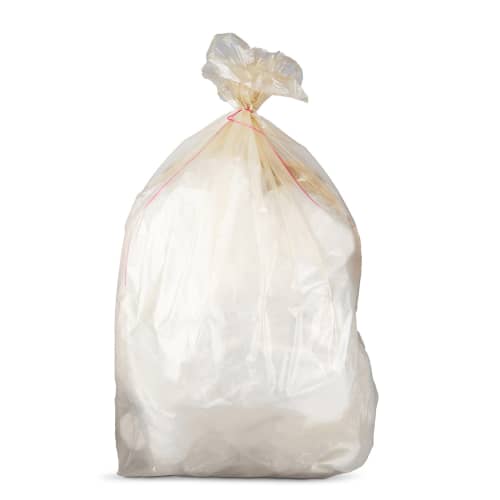 Sacs poubelle 150L transparent 45µ lien classique Paredes photo du produit front L