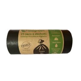 Sacs poubelle NFE 100L noir 30µ lien classique Jet'Sac